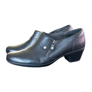 Clark’s Bendables Black Leather Shooties Side 10